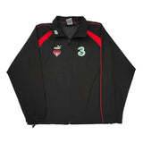 Essendon Puma Track Jacket - 2XL Black Polyester
