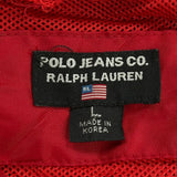 Polo By Ralph Lauren Windbreaker - Large Red Polyester