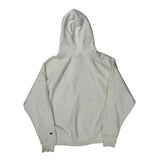 Reverse Weave Champion Hoodie - Large Cream Cotton