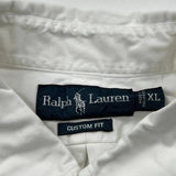 Ralph Lauren Shirt - XL White Cotton