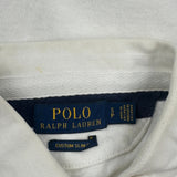 Polo By Ralph Lauren Striped Rugby Shirt - Small Navy Cotton