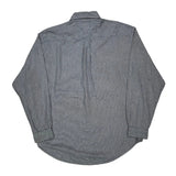 Tommy Hilfiger Checked Shirt - Large Gray Cotton