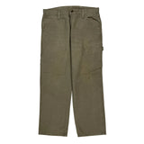 Carhartt Carpenter Trousers - 34W 30L Khaki Cotton