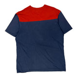 True Religion Spellout T-Shirt - Large Blue Cotton