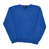 Polo By Ralph Lauren Sweater - Large Blue Cotton