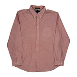 Academy Poplin Tommy Hilfiger Striped Shirt - XL Red Cotton