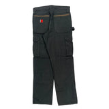 Wrangler Cargo Trousers - 32W 32L Black Cotton
