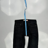 505 Levis Jeans - 32W 30L Black Cotton