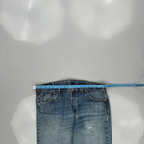 501 Levis Jeans - 36W 30L Blue Cotton