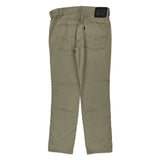 Levis Trousers - 32W 30L Khaki Cotton