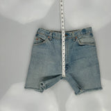 Levis Denim Shorts - 27W UK 8 Light Wash Denim