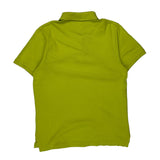 Tommy Hilfiger Slim Fit Polo Shirt - Large Green Cotton