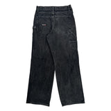 Wrangler Carpenter Pants - 26W US 4 Black Cotton