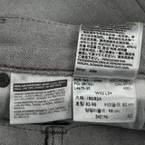 Levis Skinny Jeans - 30W 34L Grey Cotton