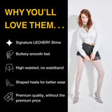 Shiny Semi-Opaque Nylons – 40 Denier Pantyhose | Grey