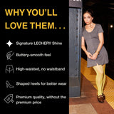 Shiny Semi-Opaque Nylons – 40 Denier Pantyhose | Yellow