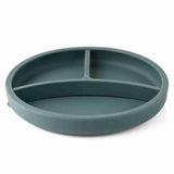 Silicone Plate with Removable Divider - Teal