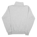 CHAMPION Mens Grey I Greyhounds Est 1902 Quarter Zip M Sweatshirt Cotton Blend