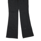 GAP Womens Black Regular Flared Denim Jeans W32 L32 Cotton Blend Zip