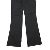 GAP Womens Black Regular Flared Denim Jeans W32 L32 Cotton Blend Zip