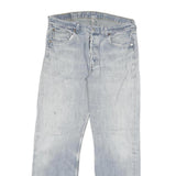 LEVI'S 501 Mens Jeans Blue Regular Straight Denim Light W32 L31 Button Cotton