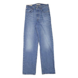 LEVI'S Womens Jeans Blue Regular Straight Denim Medium W27 L31 Classic Style