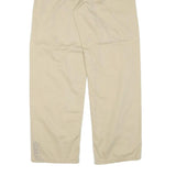 TOMMY HILFIGER Womens Cotton Blend Beige Relaxed Drawstring Trousers W29 L29