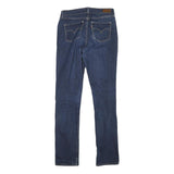 LEVI'S Womens Slim Blue Denim Raw Slim Skinny Jeans W28 L31 Classic Fit Zip