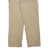 CARHARTT Mens Regular Fit Beige Cotton Blend Zip Trousers W32 L30 Workwear