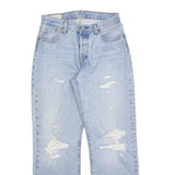 LEVI'S 501 Big E Womens Jeans Blue Regular Straight Denim Light W28 L30
