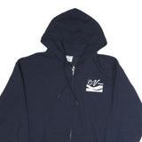 CHAMPION Mens Navy Hoodie L Lifeguard Zip Sweatshirt Cotton