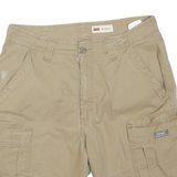 WRANGLER Mens Shorts Beige Cargo Relaxed Fit M W32 Cotton Blend