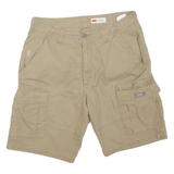 WRANGLER Mens Shorts Beige Cargo Relaxed Fit M W32 Cotton Blend