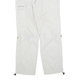SCHOFFEL Womens Regular White Trousers W28 L29 Zip Closure Outdoor Activewear