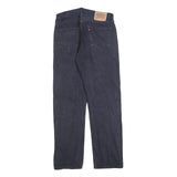 LEVI'S 501 Mens Jeans Blue Regular Straight Denim W34 L32 Classic Button Fly