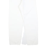 CARHARTT Womens Cotton Blend White Relaxed Straight Trousers W28 L30 Zip Casual