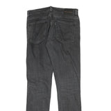 LEVI'S Line 8 Mens Slim Black Denim Jeans W30 L33 Zip Closure Stylish Fit