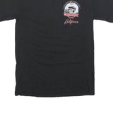 HANES Mens Black Graphic T-Shirt S Short Sleeve Crew Neck California Print