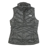 THE NORTH FACE Womens Black Insulated Sleeveless Jacket S Polyester Blend