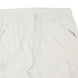 WRANGLER Mens Shorts White Casual Cargo XL W35 Cotton Blend Comfortable