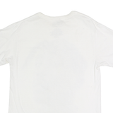 TUPAC Mens White Graphic T-Shirt M Short Sleeve Crew Neck Cotton Comfort