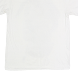 TUPAC Mens White Graphic T-Shirt M Short Sleeve Crew Neck Cotton Comfort