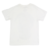 TUPAC Mens White Graphic T-Shirt M Short Sleeve Crew Neck Cotton Comfort