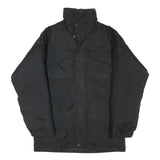 COLUMBIA Mens Black Outdoor Jacket S Polyester Blend Plain Zip Warm Lightweight
