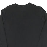 FILA Womens Black Cotton Crew Neck S Sweatshirt Colour Block Logo
