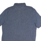 TOMMY HILFIGER Mens Blue Short Sleeve Polo Shirt XL Cotton Classic Casual