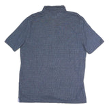 TOMMY HILFIGER Mens Blue Short Sleeve Polo Shirt XL Cotton Classic Casual