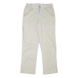 SWITCHER Mens Regular Beige Polyester Blend Zip Trousers W28 L29 Outdoor Casual