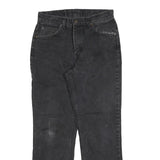 LEVI'S Womens Jeans Black Regular Straight Denim Medium W28 L28 Classic Zip