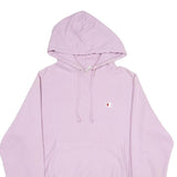 CHAMPION REVERSE WEAVE Mens Lilac Pullover Hoodie S Cotton Blend Casual